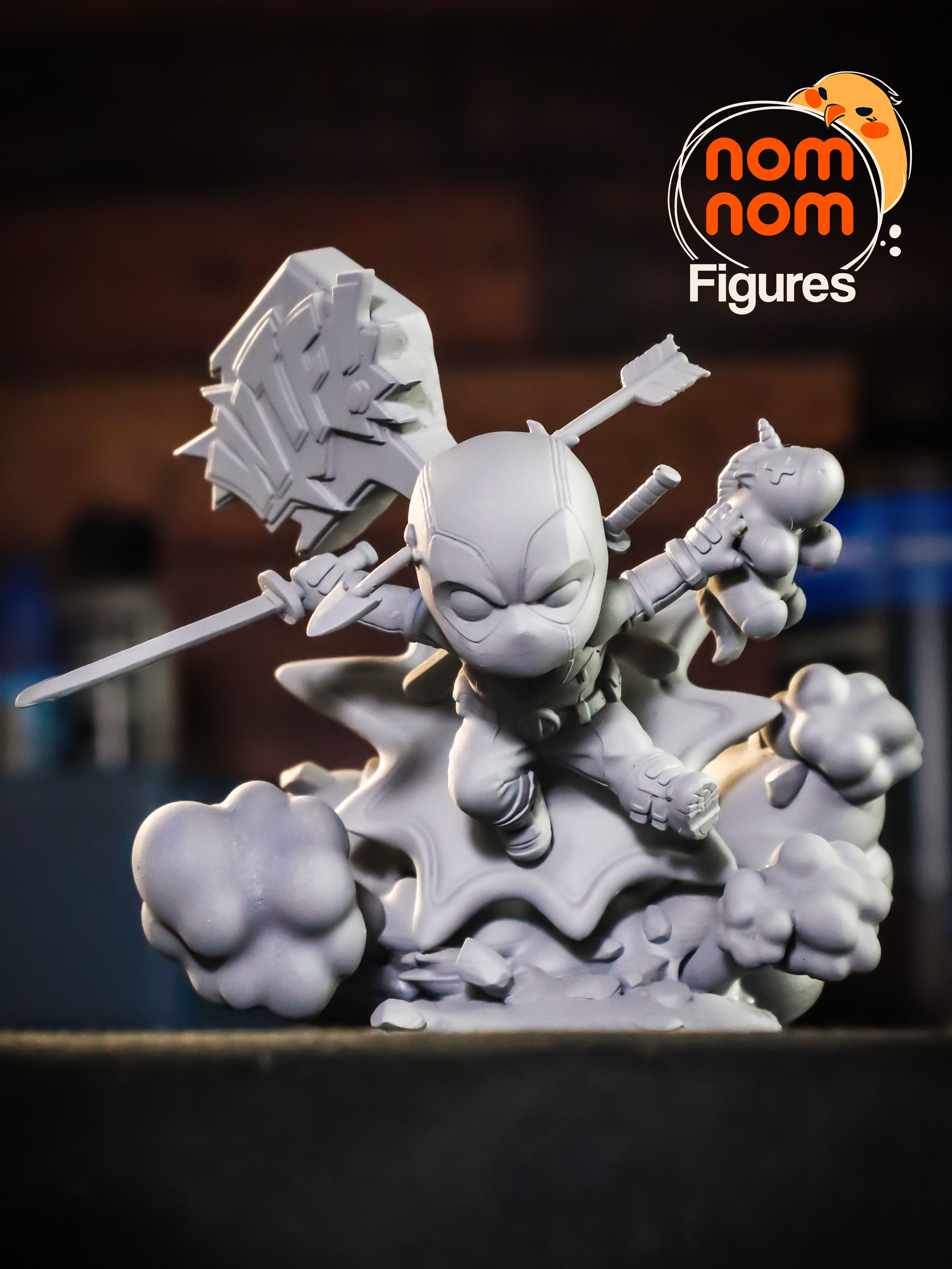 Chibi Deadpool 3D print model_10