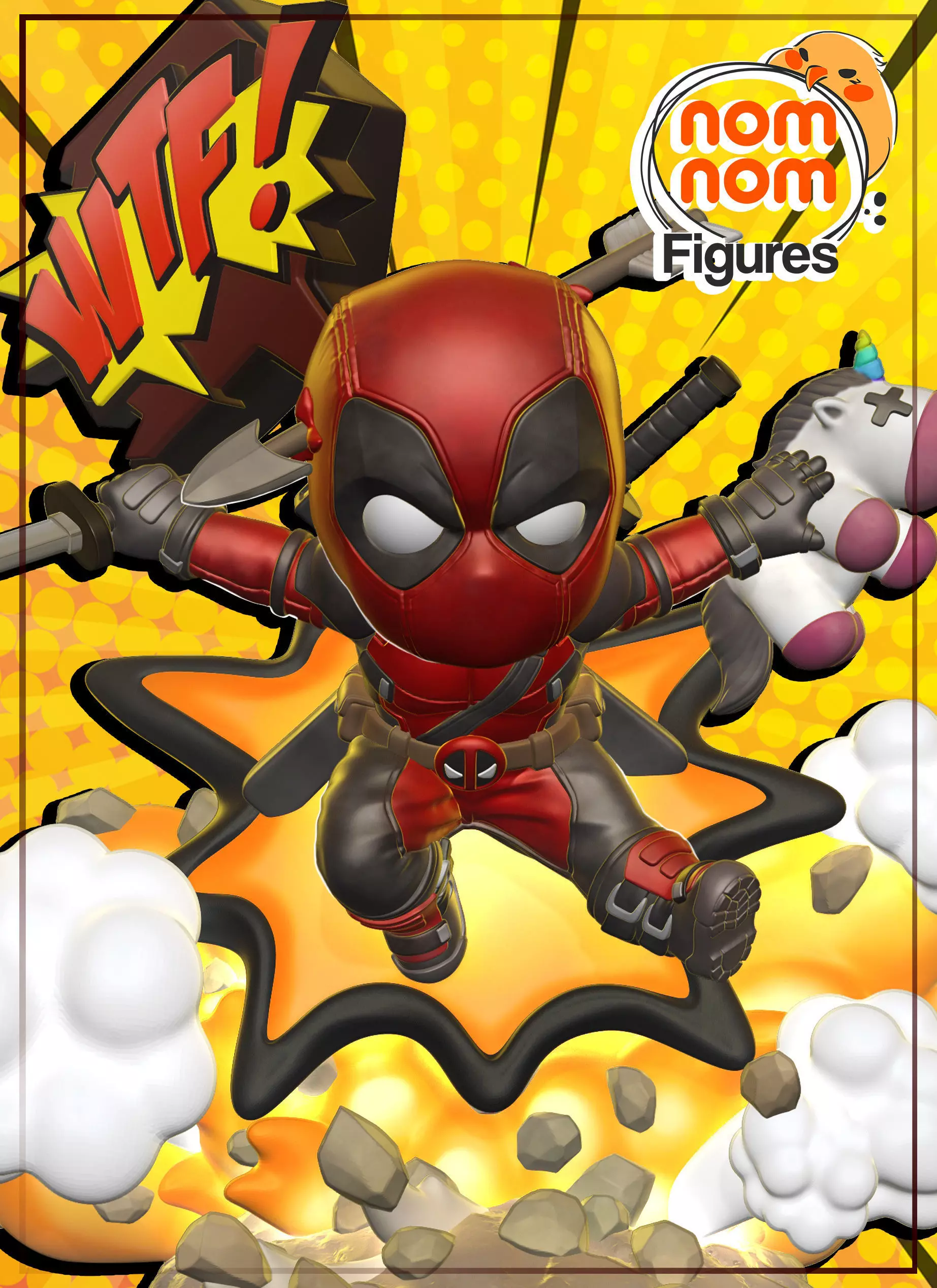 Chibi Deadpool 3D print model_0