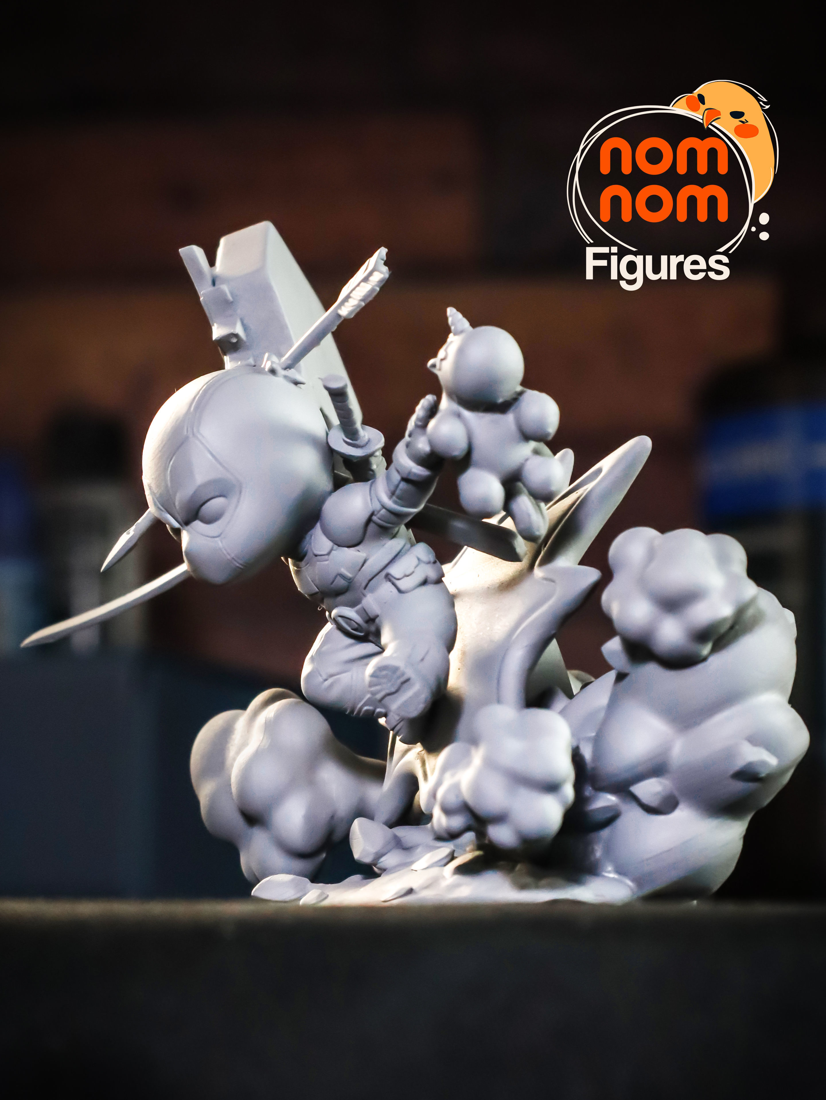 Chibi Deadpool 3D print model_8