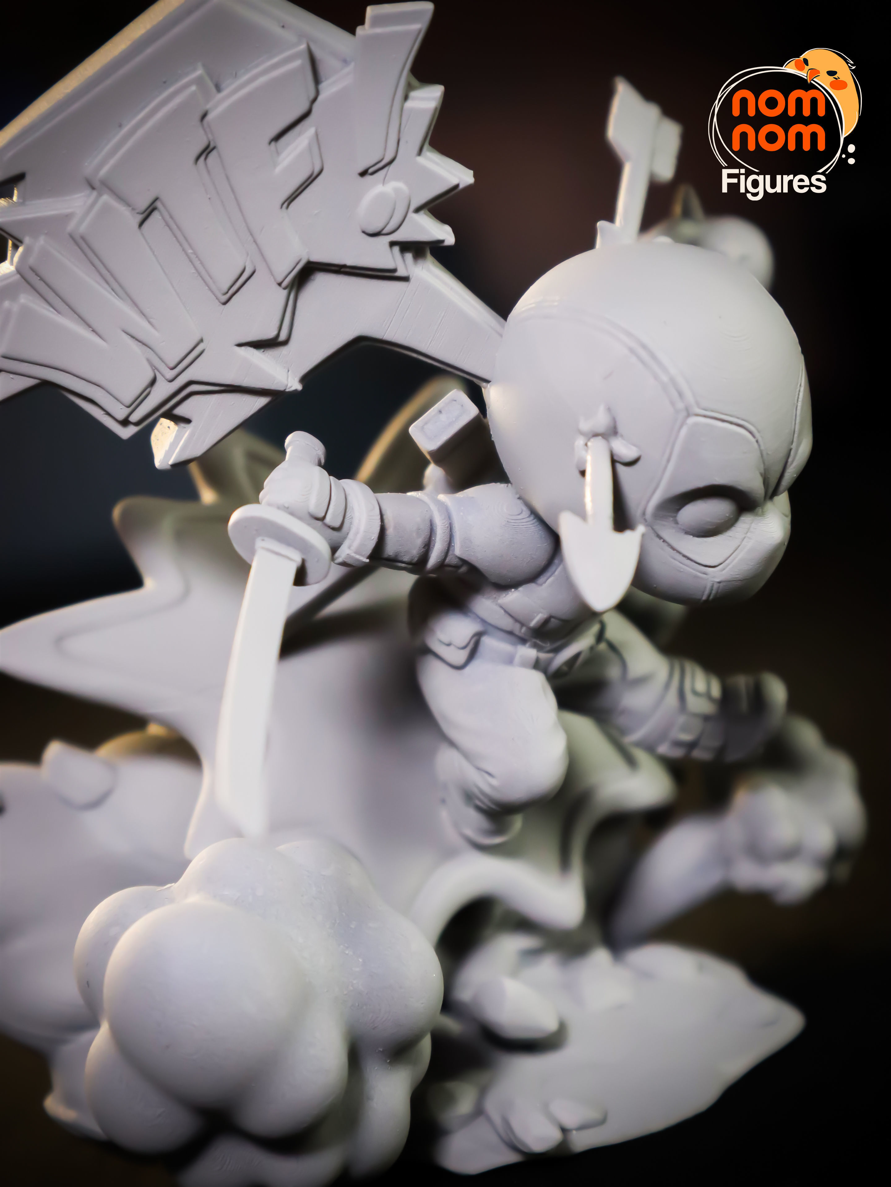 Chibi Deadpool 3D print model_13