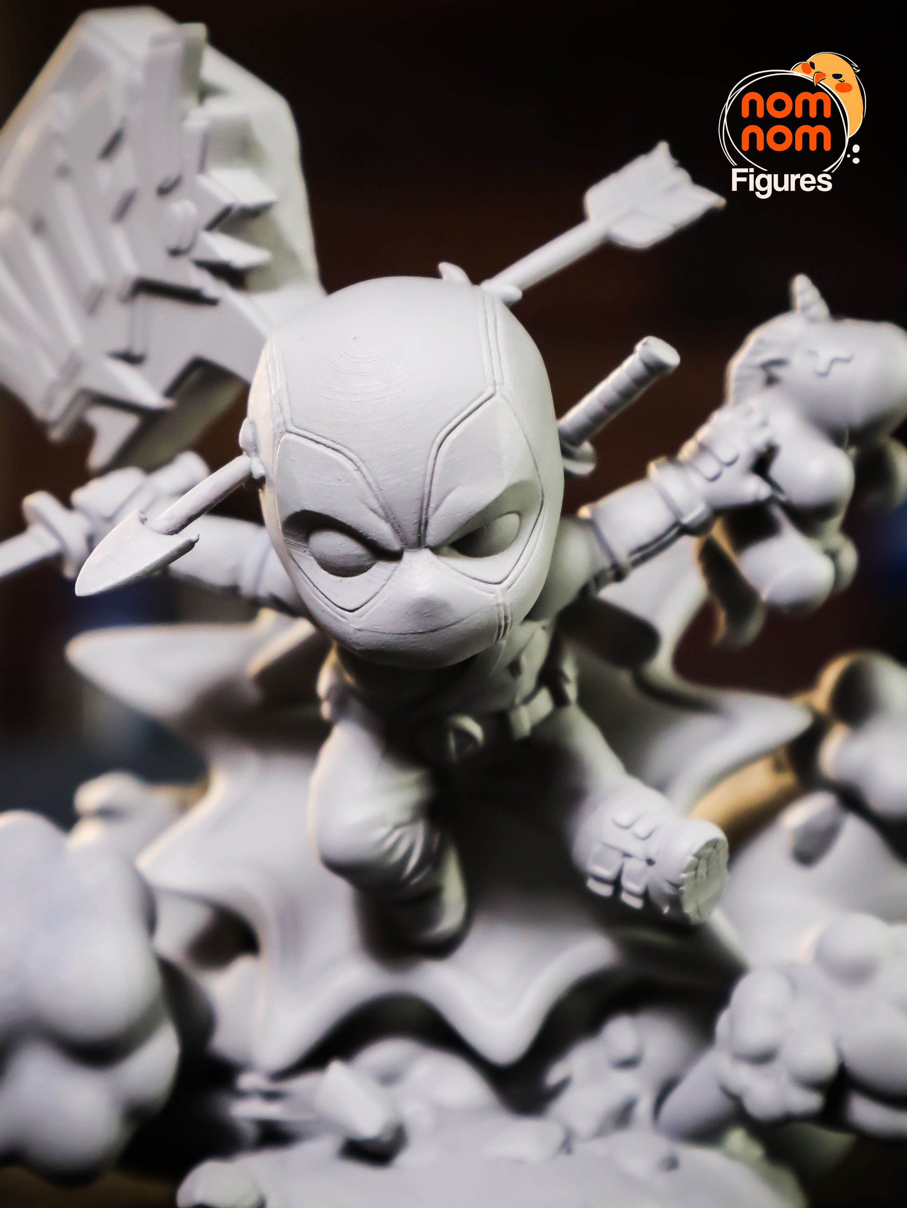 Chibi Deadpool 3D print model_9