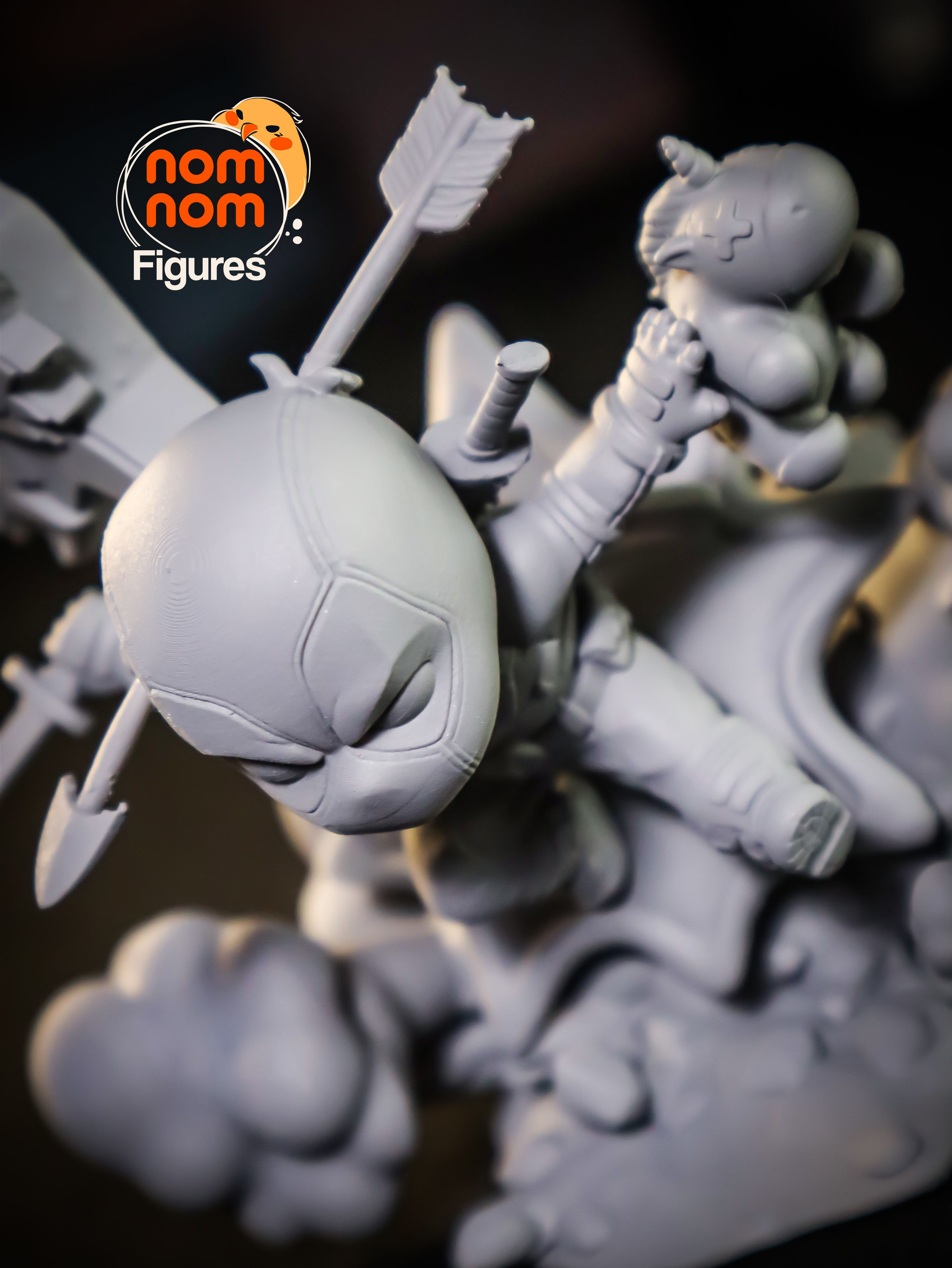 Chibi Deadpool 3D print model_12