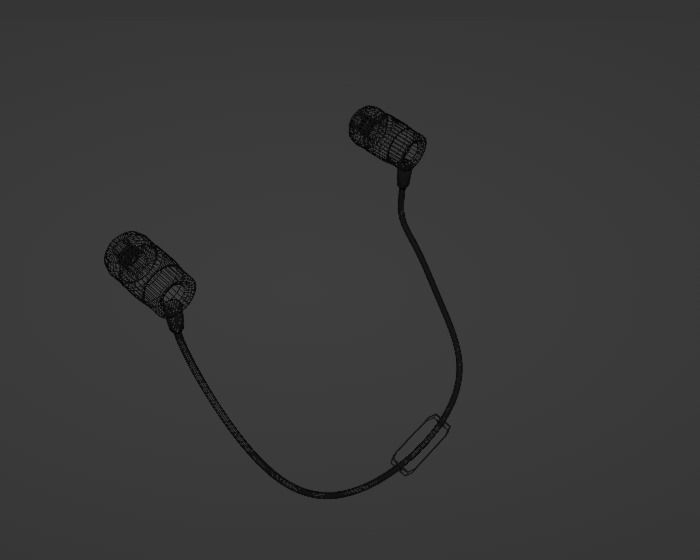 Low-Poly Handsfree 001 Low-poly 3D model_15