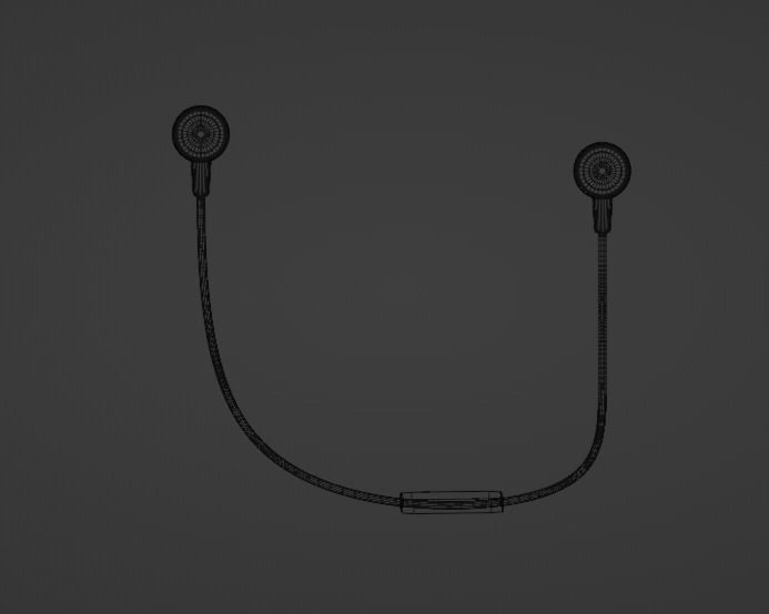 Low-Poly Handsfree 001 Low-poly 3D model_12