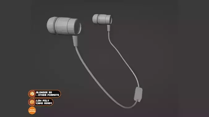 Low-Poly Handsfree 001
