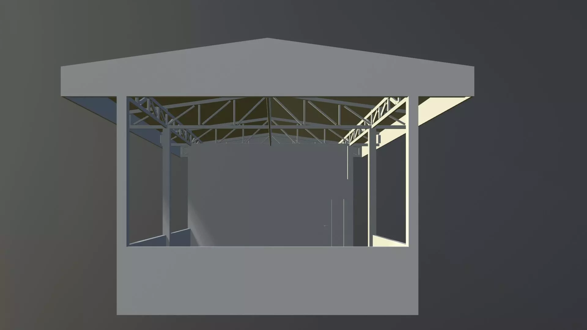 Simple building 2023-01 Free 3D model