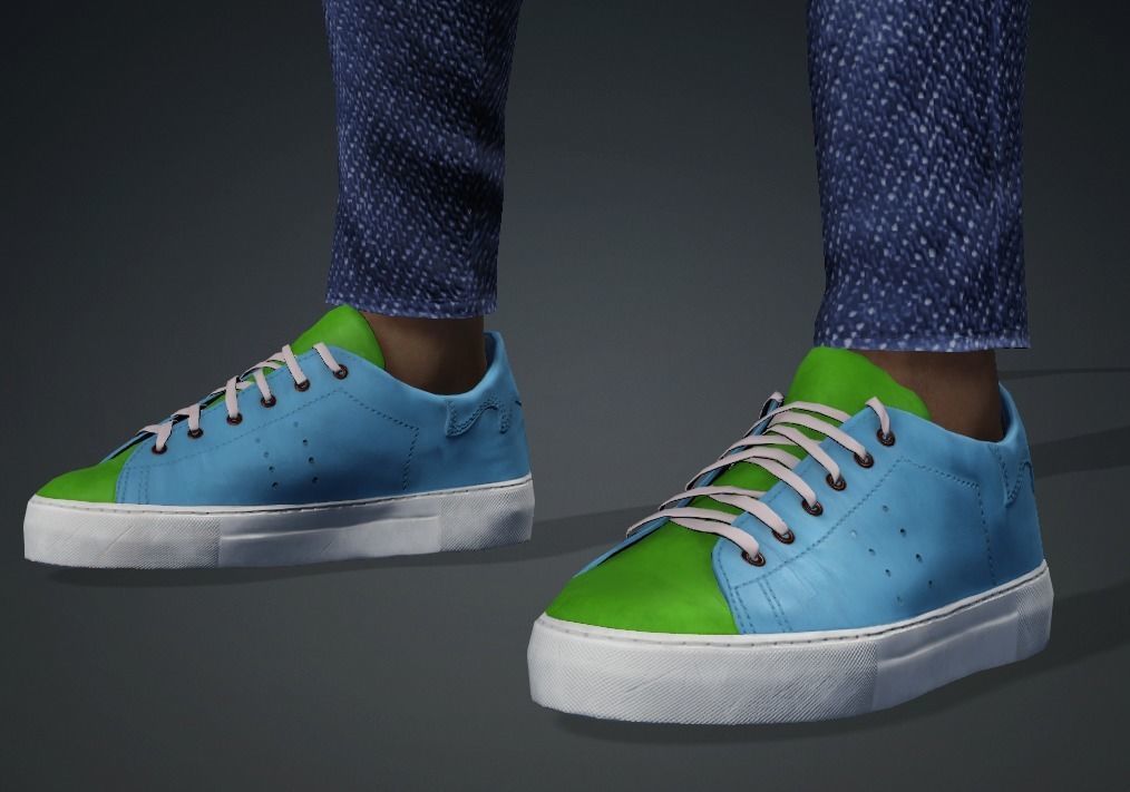 Meet FURAHA - Realistic black female real-time Low-poly 3D model_9