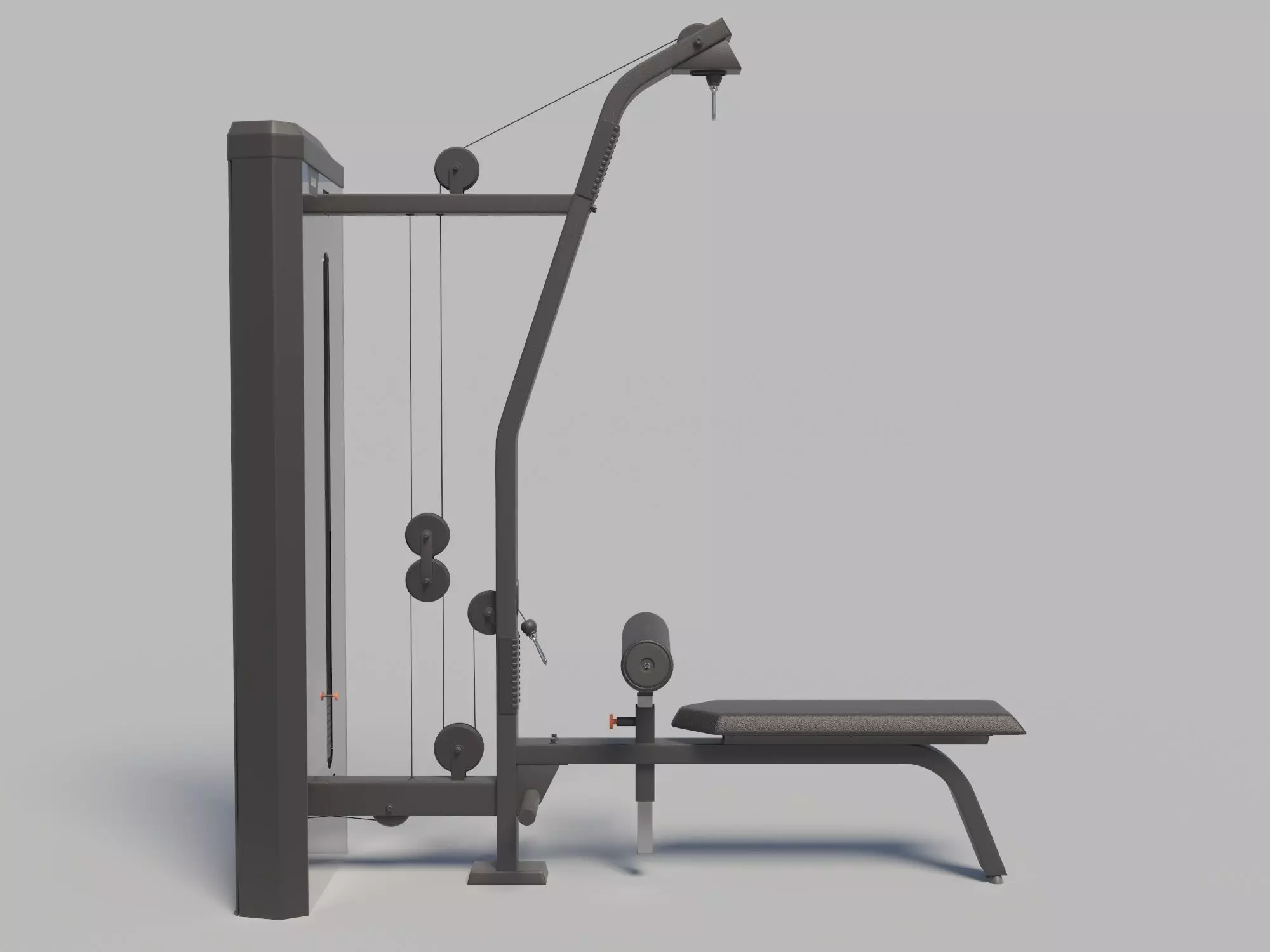 Idea High Low Pull Station from Movement 3D model_0