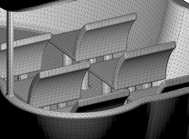 Baby Cartoon Boat 3D model_6