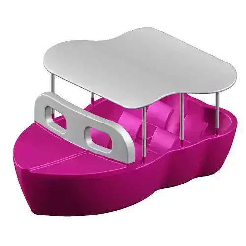 Baby Cartoon Boat 3D model