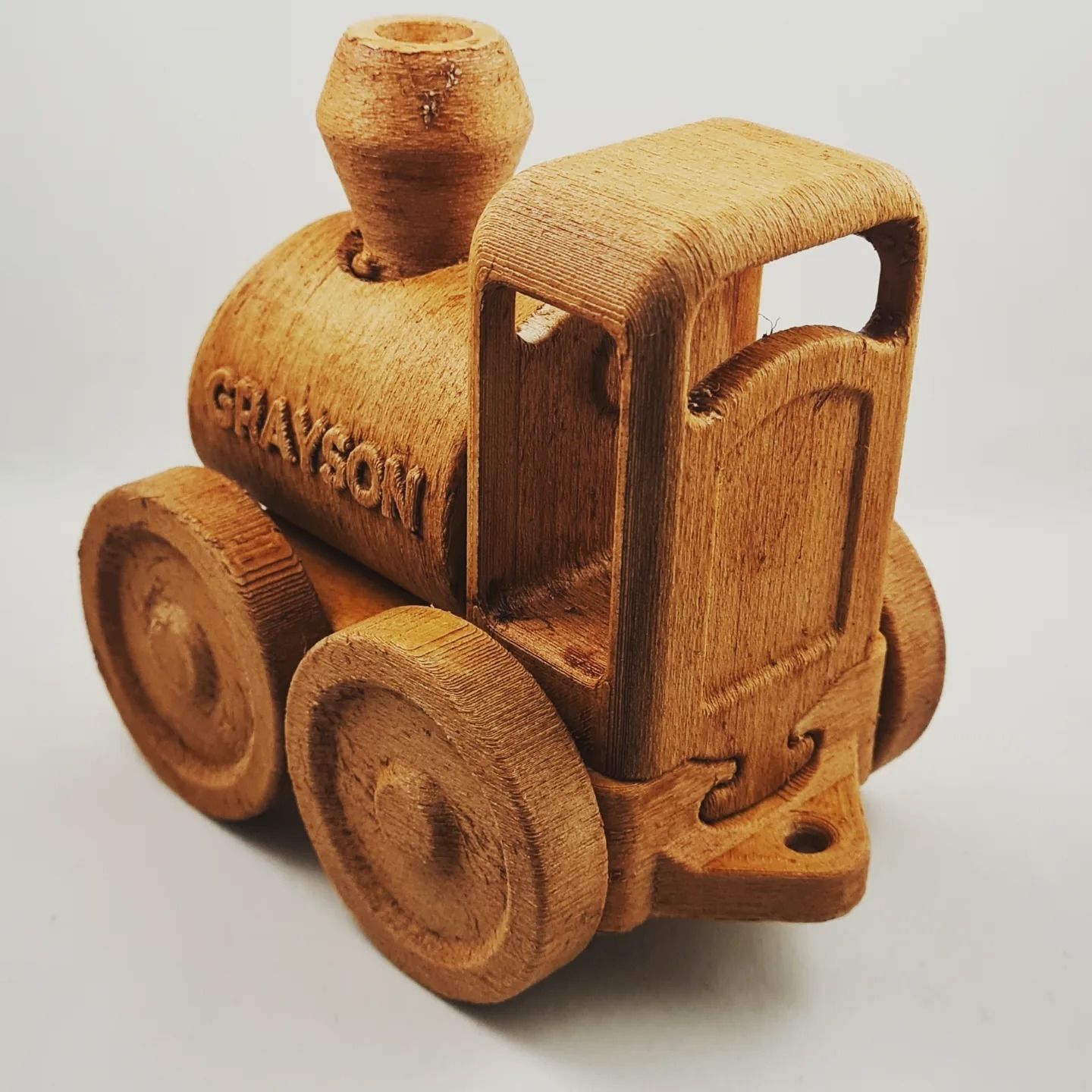 3D Printable Wooden Toy Train Set 3D model 3D printable | CGTrader