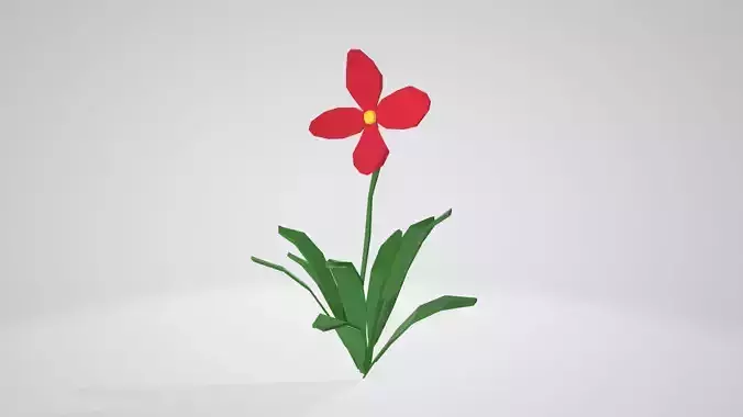 Flower Low poly