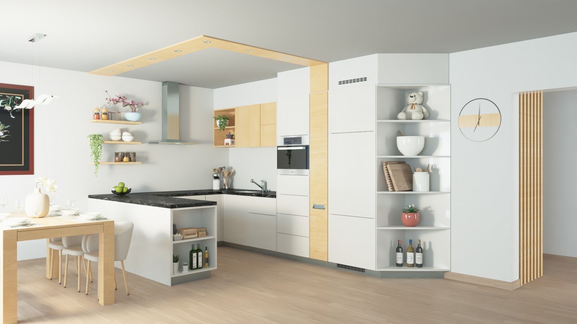 Kitchen collection - 7 open modern kitchen _1