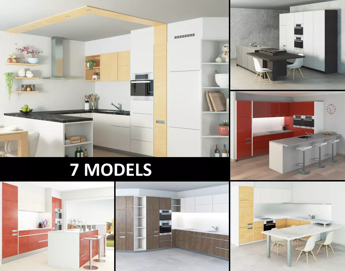 Kitchen collection - 7 open modern kitchen _0