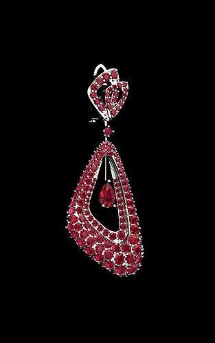  Luna earrings by Graff  3D print model