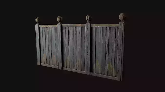 Game ready modular wooden barrier