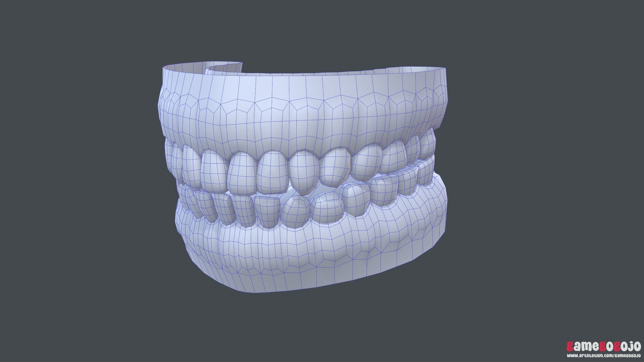 Base Mesh Male Character 3D model_12