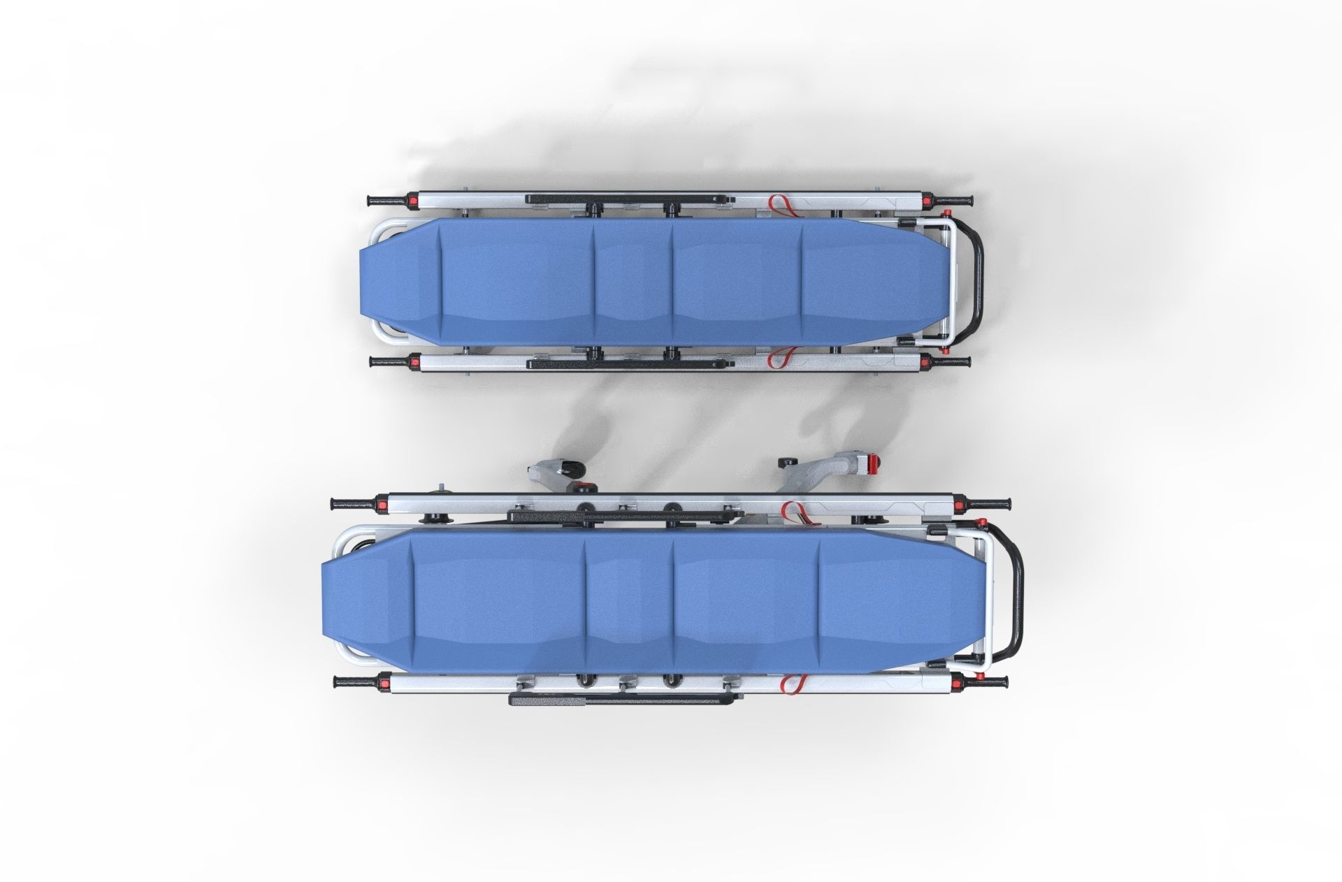 Stretcher emergency Hospital 3d model  3D model_2