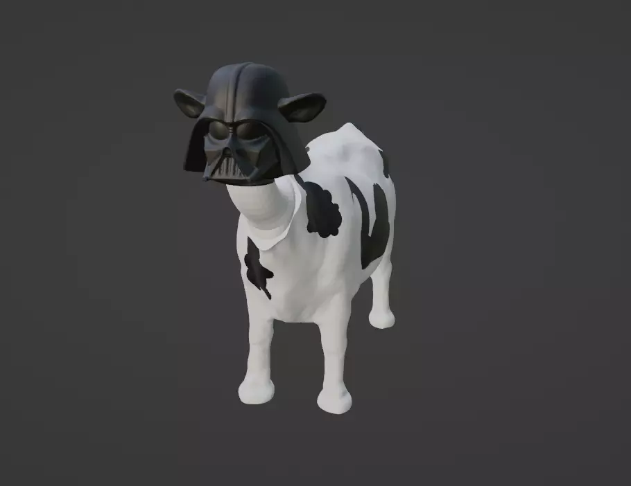 Darth Vadar Cow Free 3D print model