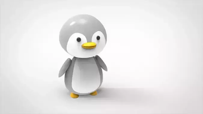Baby Penguins 3d model - Stl file for 3d printing