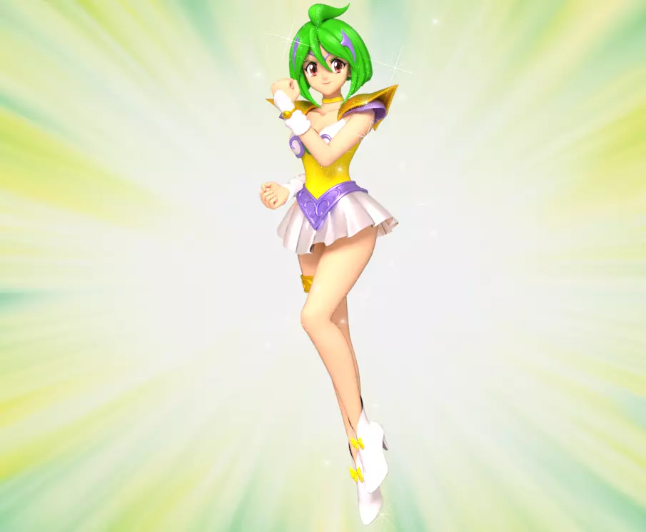 Love Angel Daisy 3D model_0