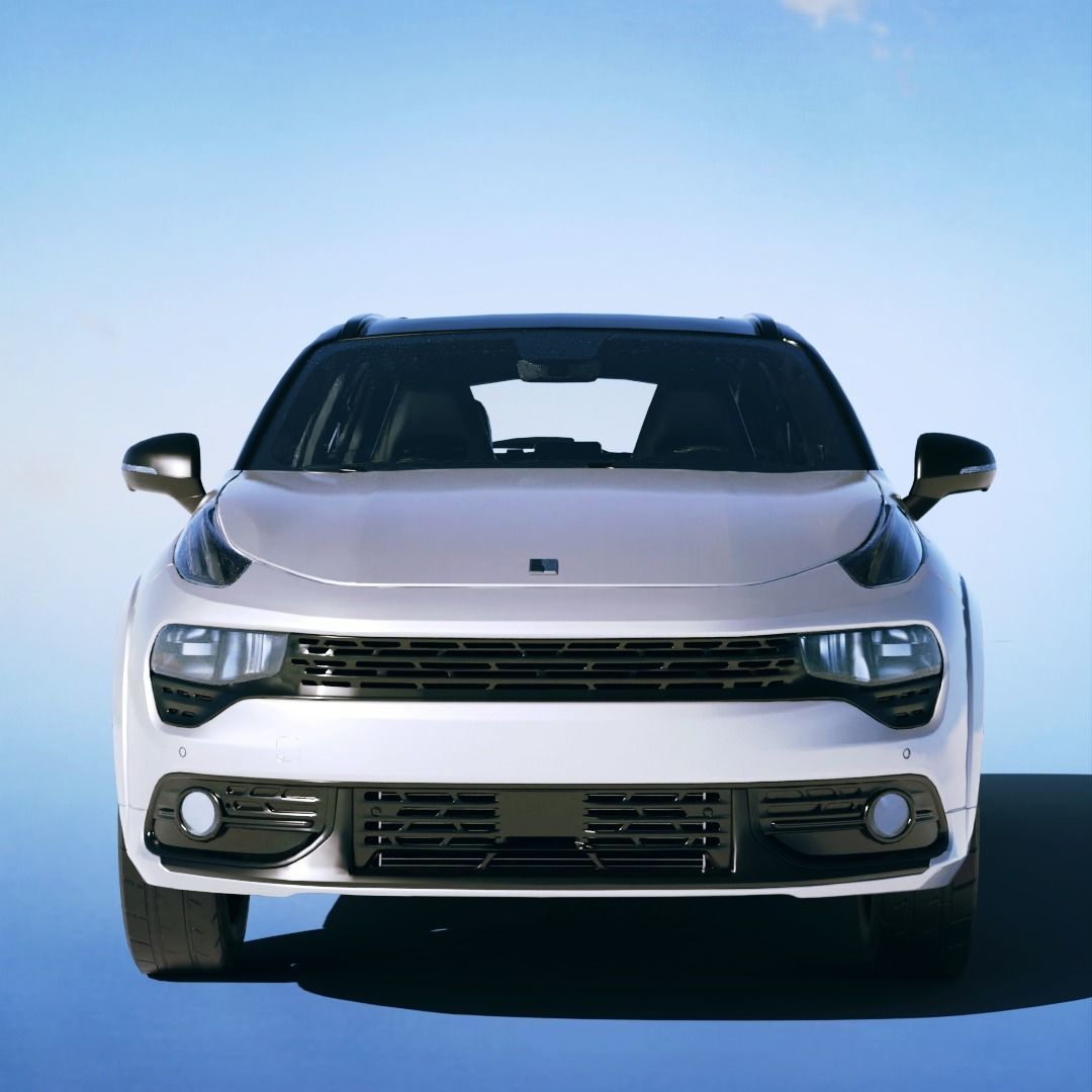 Lynk And Co 02 2021 Low-poly 3D model_4