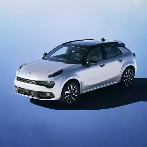 Lynk And Co 02 2021 Low-poly 3D model