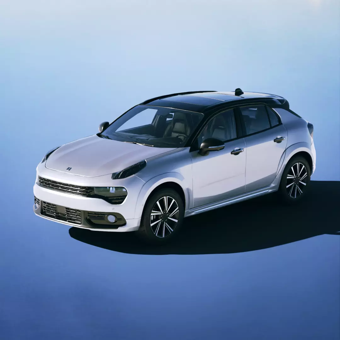 Lynk And Co 02 2021 Low-poly 3D model_0