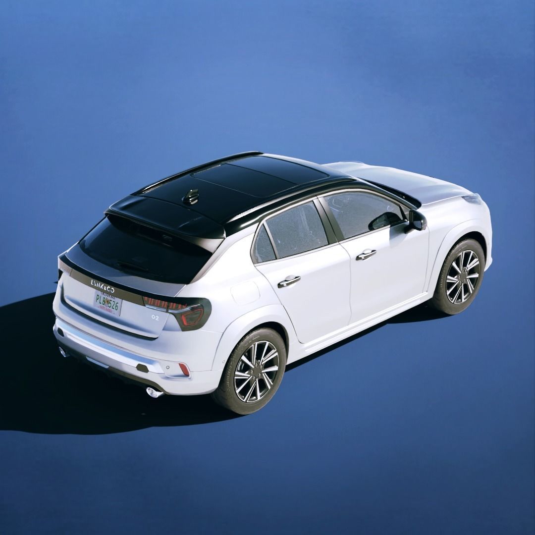 Lynk And Co 02 2021 Low-poly 3D model_2