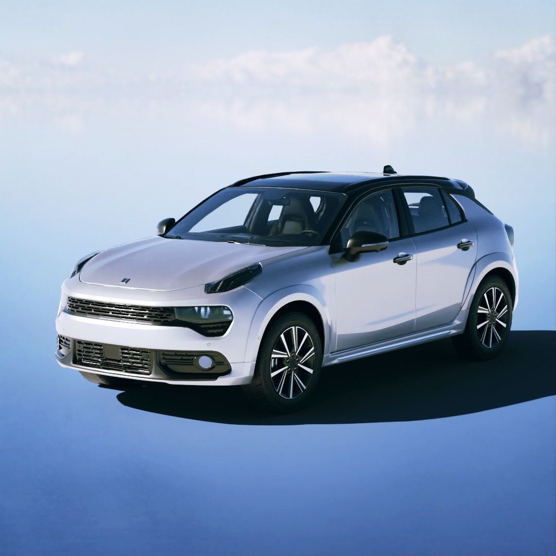 Lynk And Co 02 2021 Low-poly 3D model_3