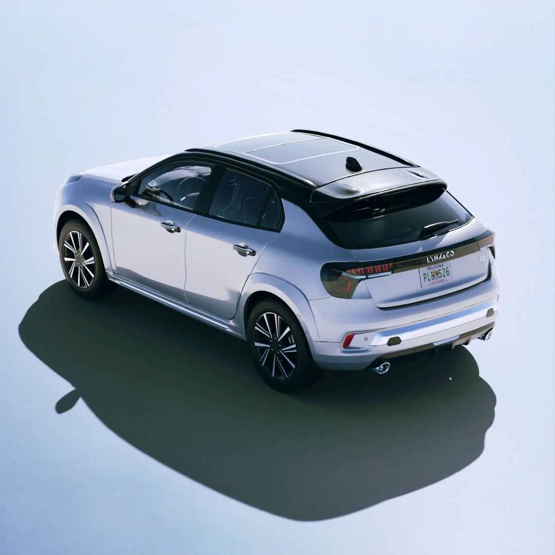 Lynk And Co 02 2021 Low-poly 3D model_1