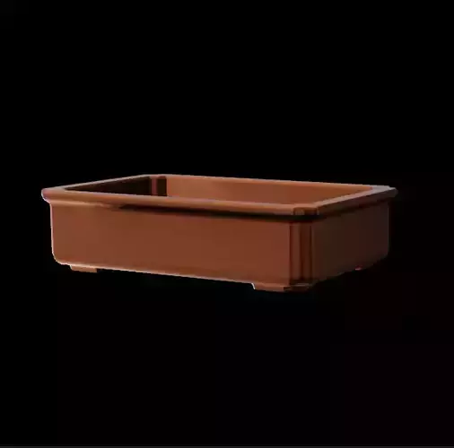 Bonsai pot rectangular 001