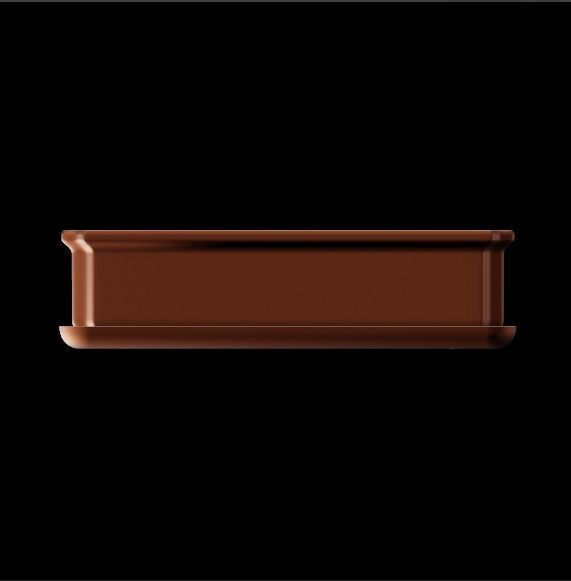 Bonsai pot rectangular 001 3D print model_5