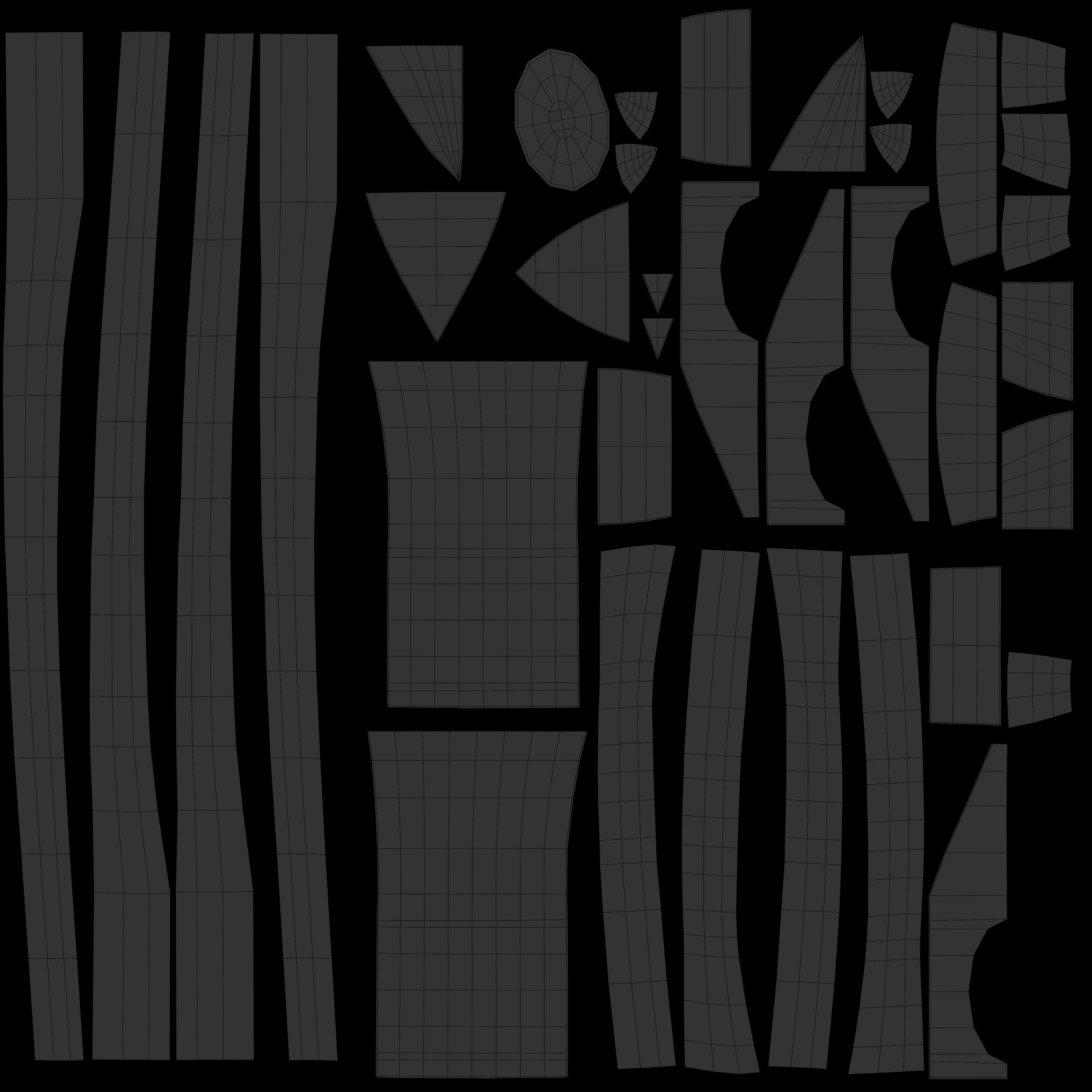 Axe with wooden handle Low-poly 3D model_11