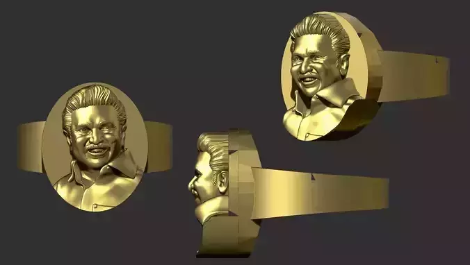 realistic face work jewelry 