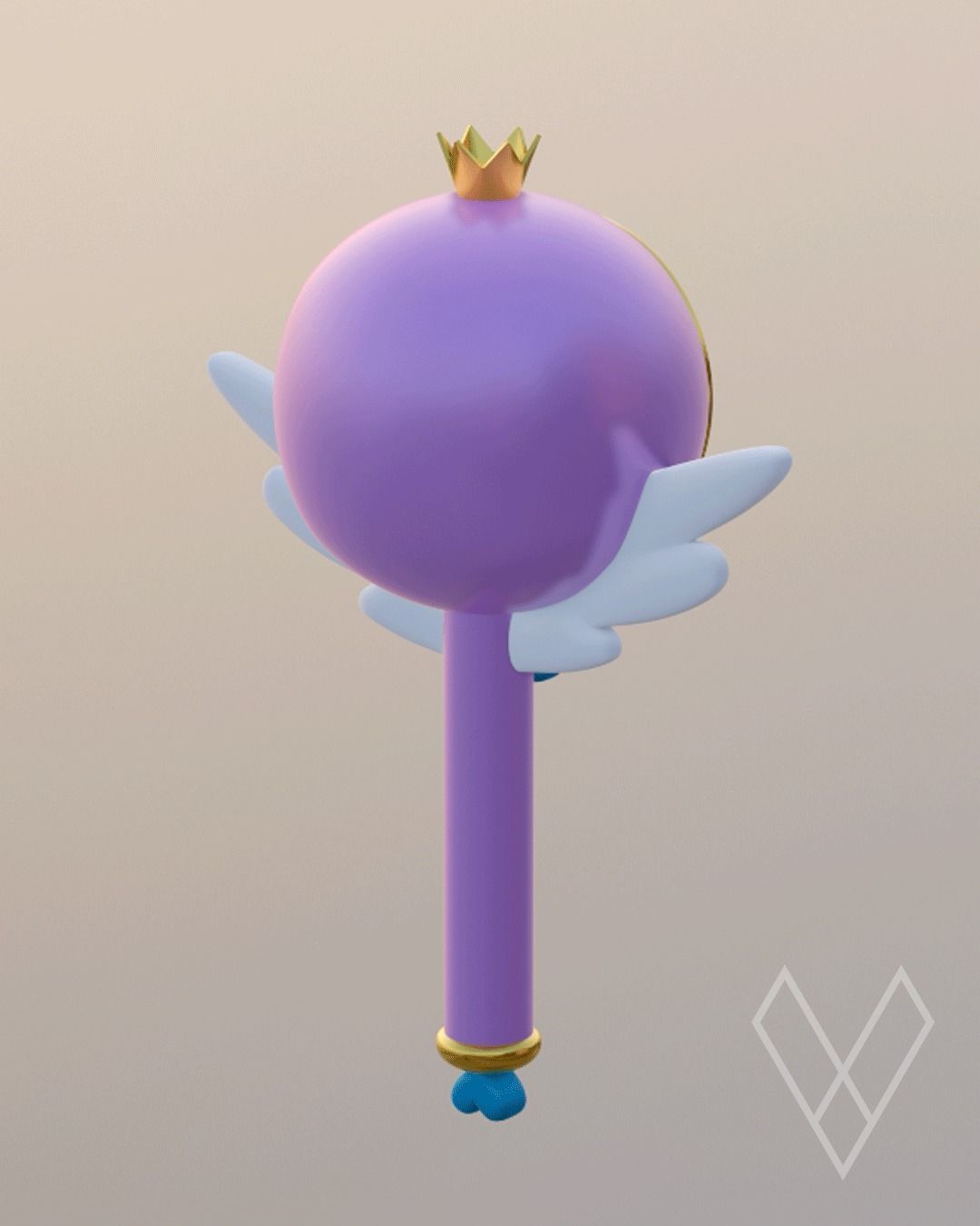 Star Butterfly Wand 1 3D model 3D printable | CGTrader