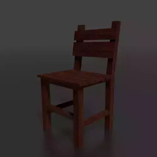 Kursi Kayu 001-030 FBX