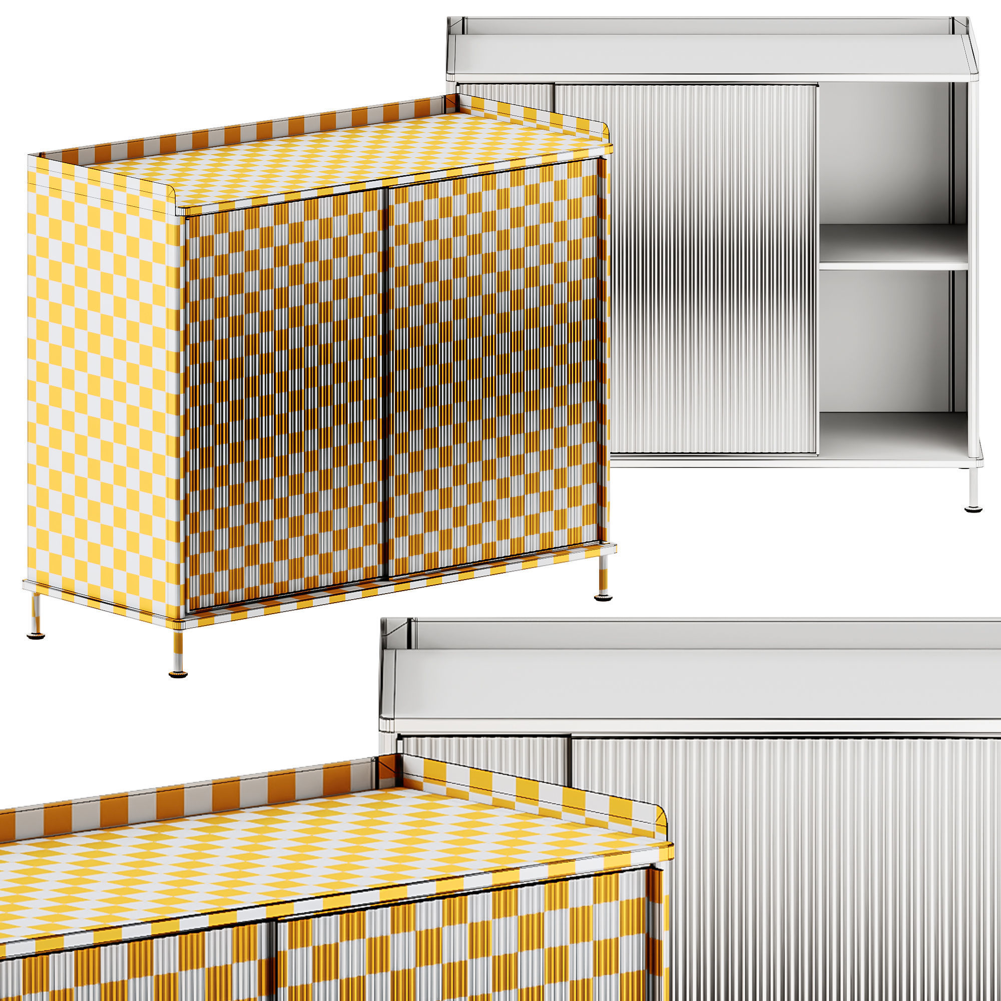 Enfold Sideboard Storage by Muuto 3D model_5