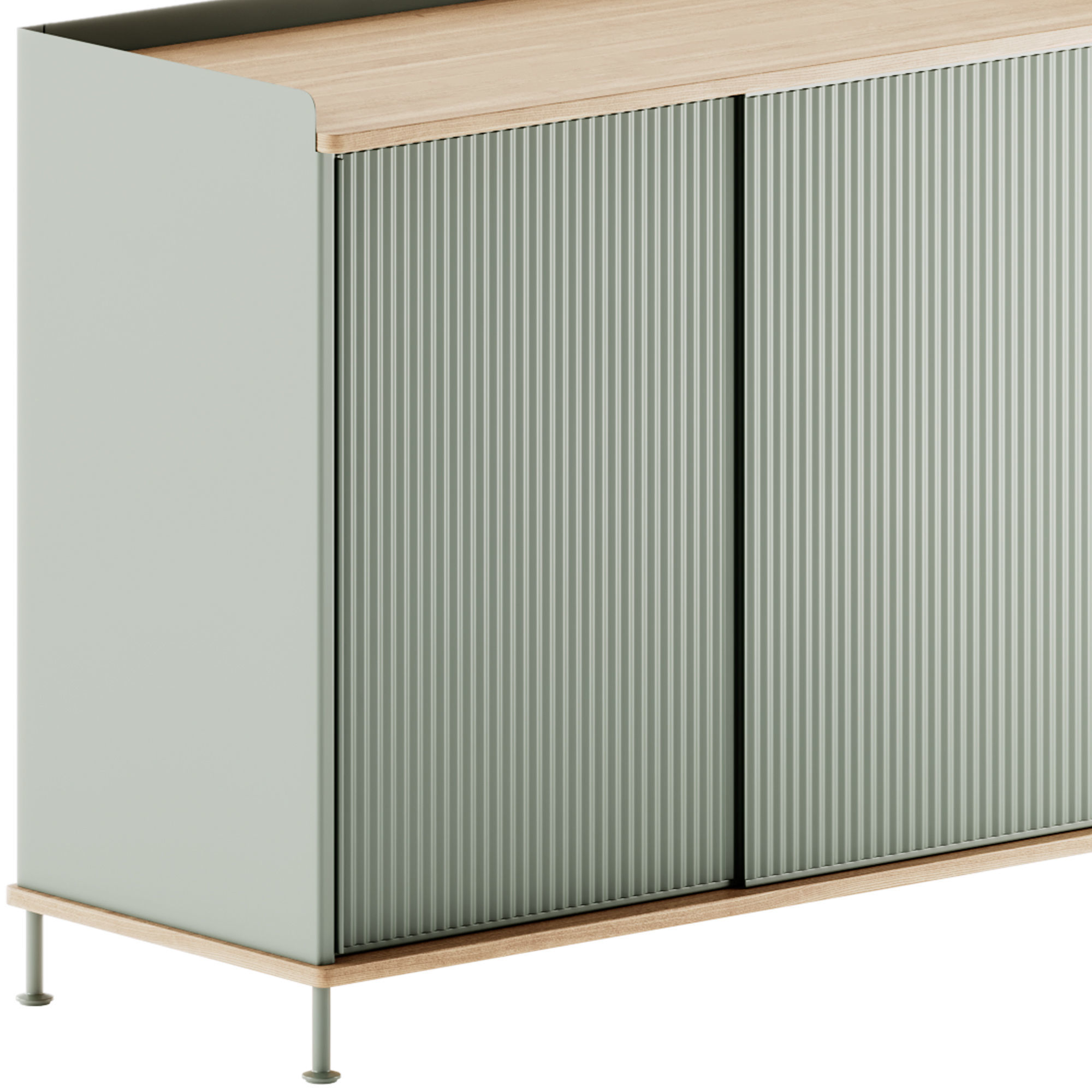 Enfold Sideboard Storage by Muuto 3D model_3