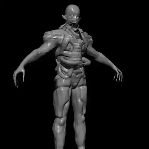 Zombies transformed from humans