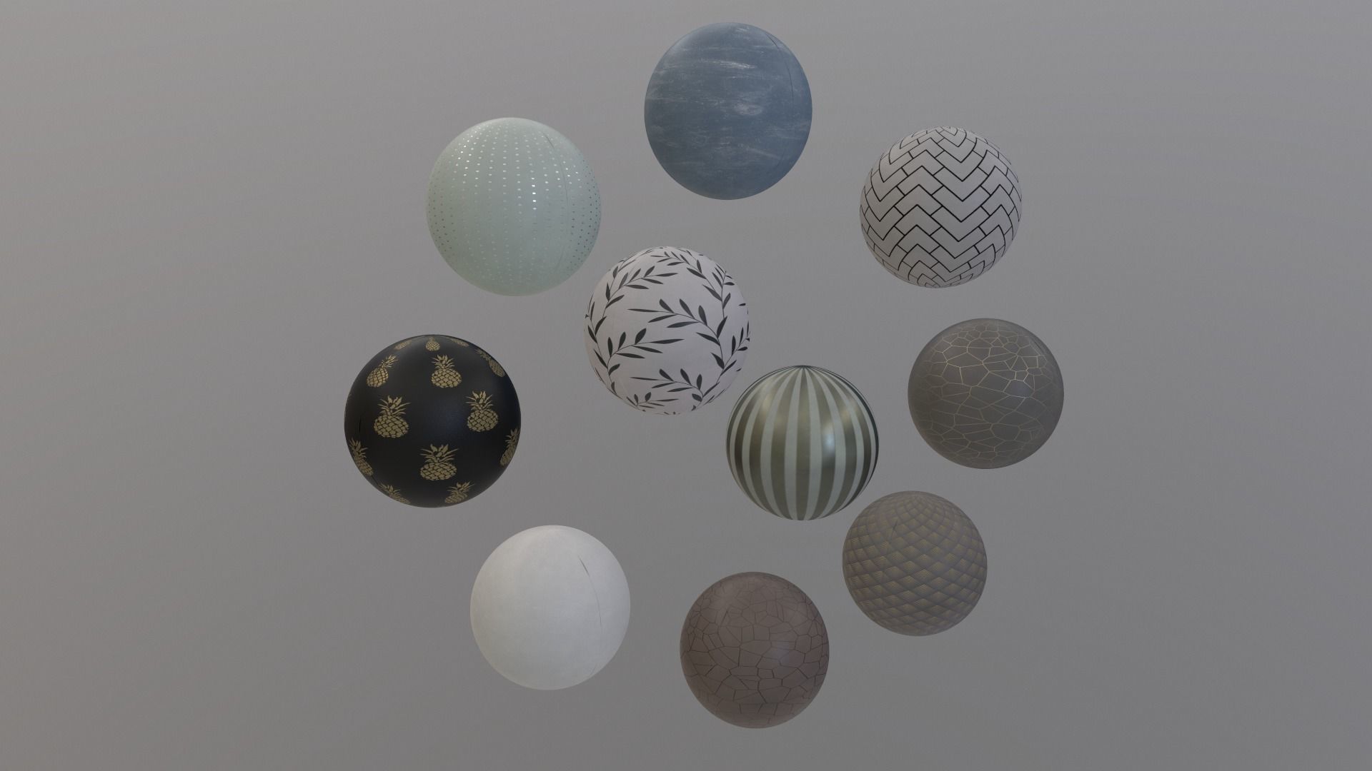 10 WALLPAPPER MATERIALS PBR - SEAMLESS Texture and sbsar File Texture_12