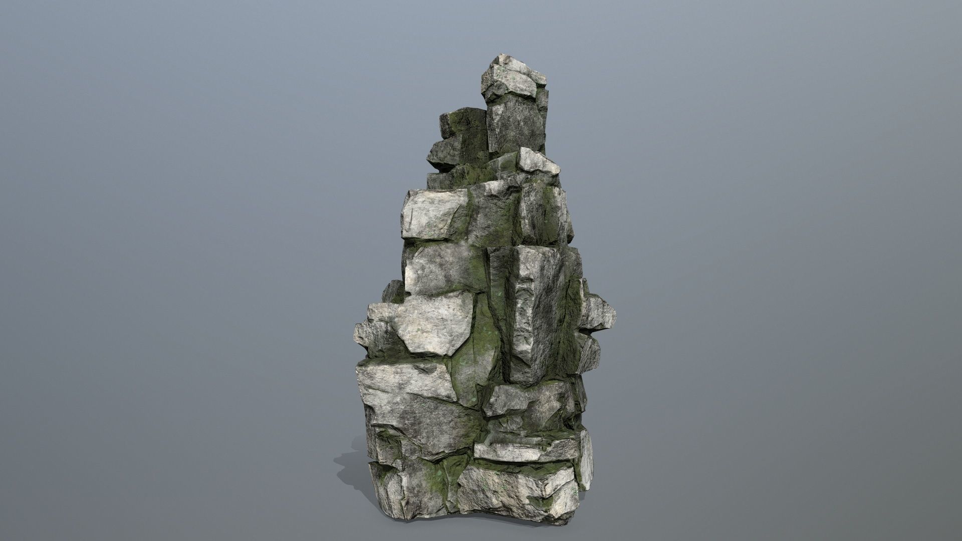 rocks Low-poly 3D model_5