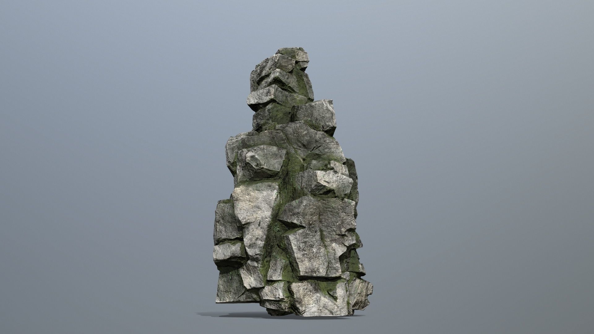 rocks Low-poly 3D model_10
