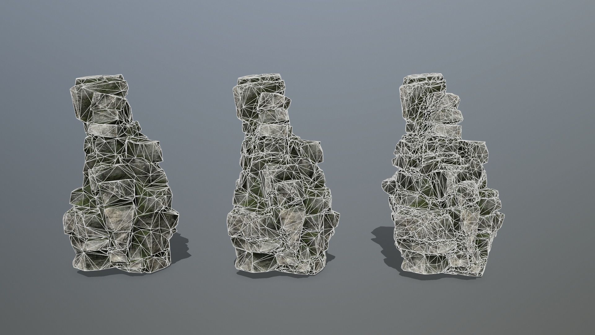rocks Low-poly 3D model_15