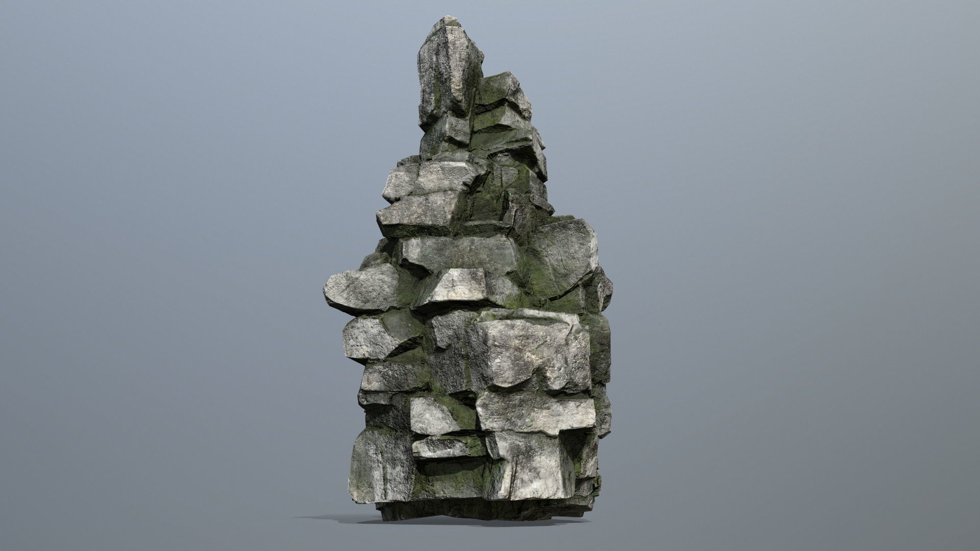 rocks Low-poly 3D model_8