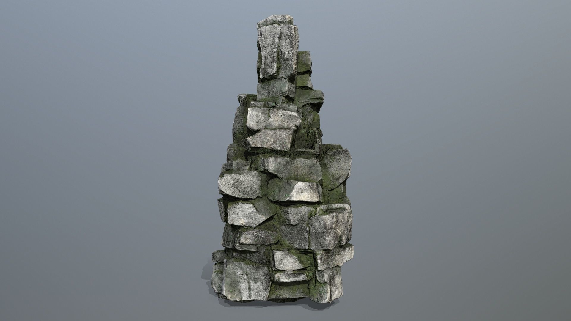 rocks Low-poly 3D model_7