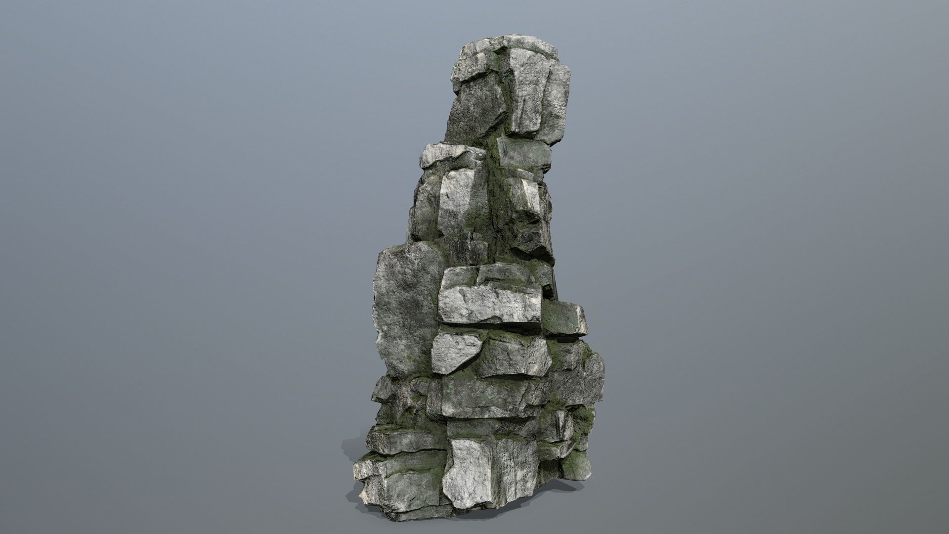rocks Low-poly 3D model_6