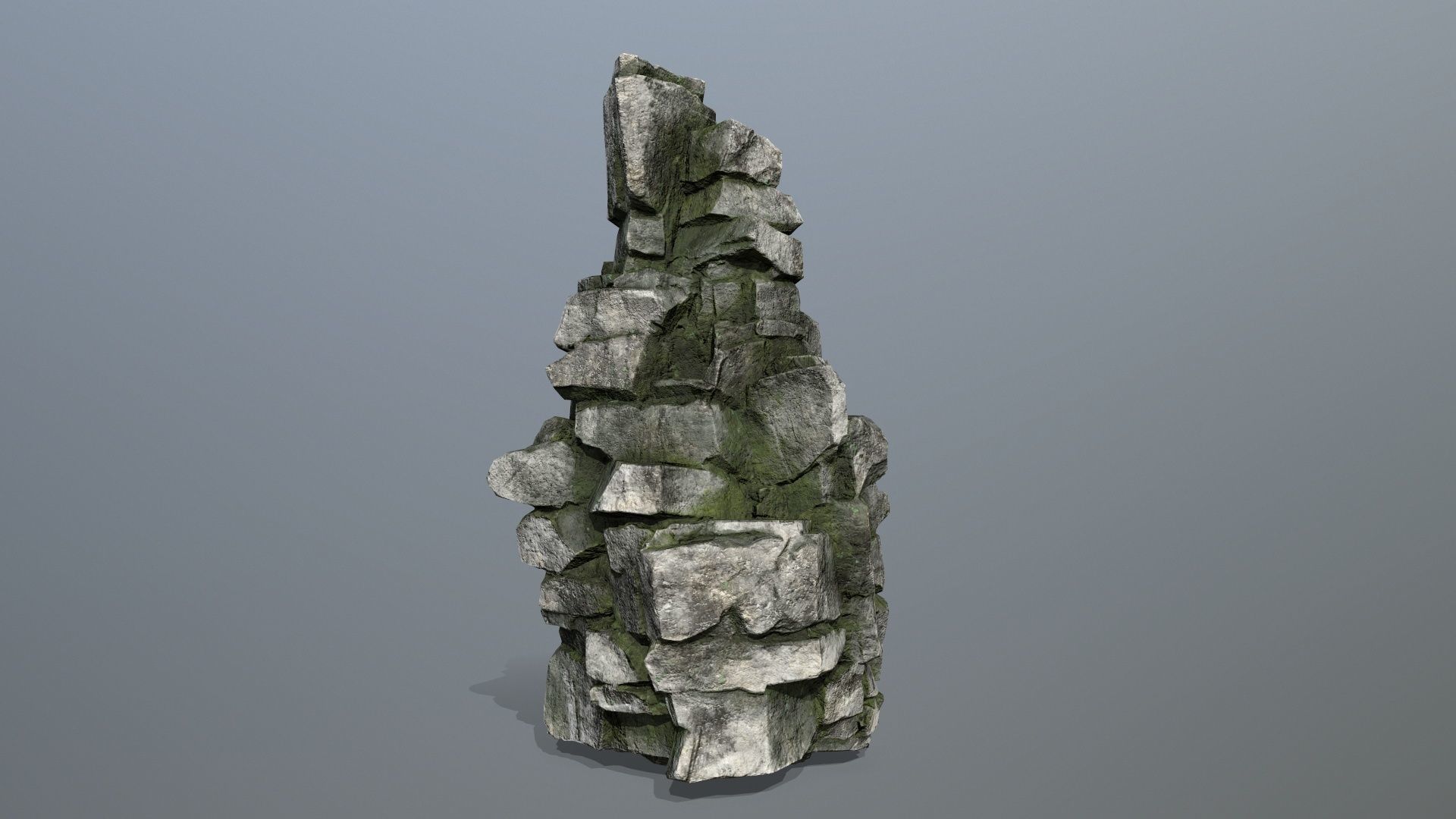 rocks Low-poly 3D model_2