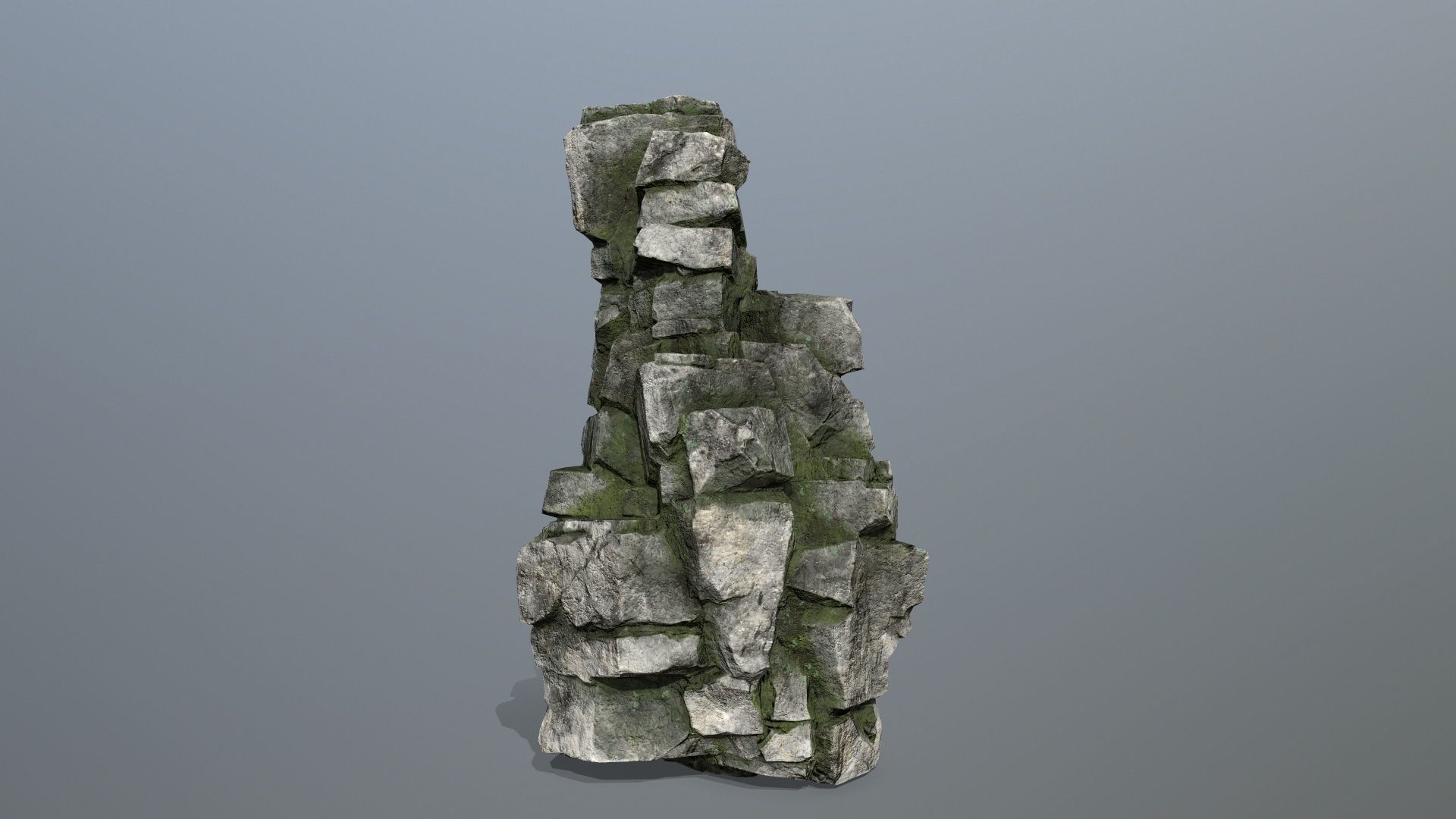 rocks Low-poly 3D model_3