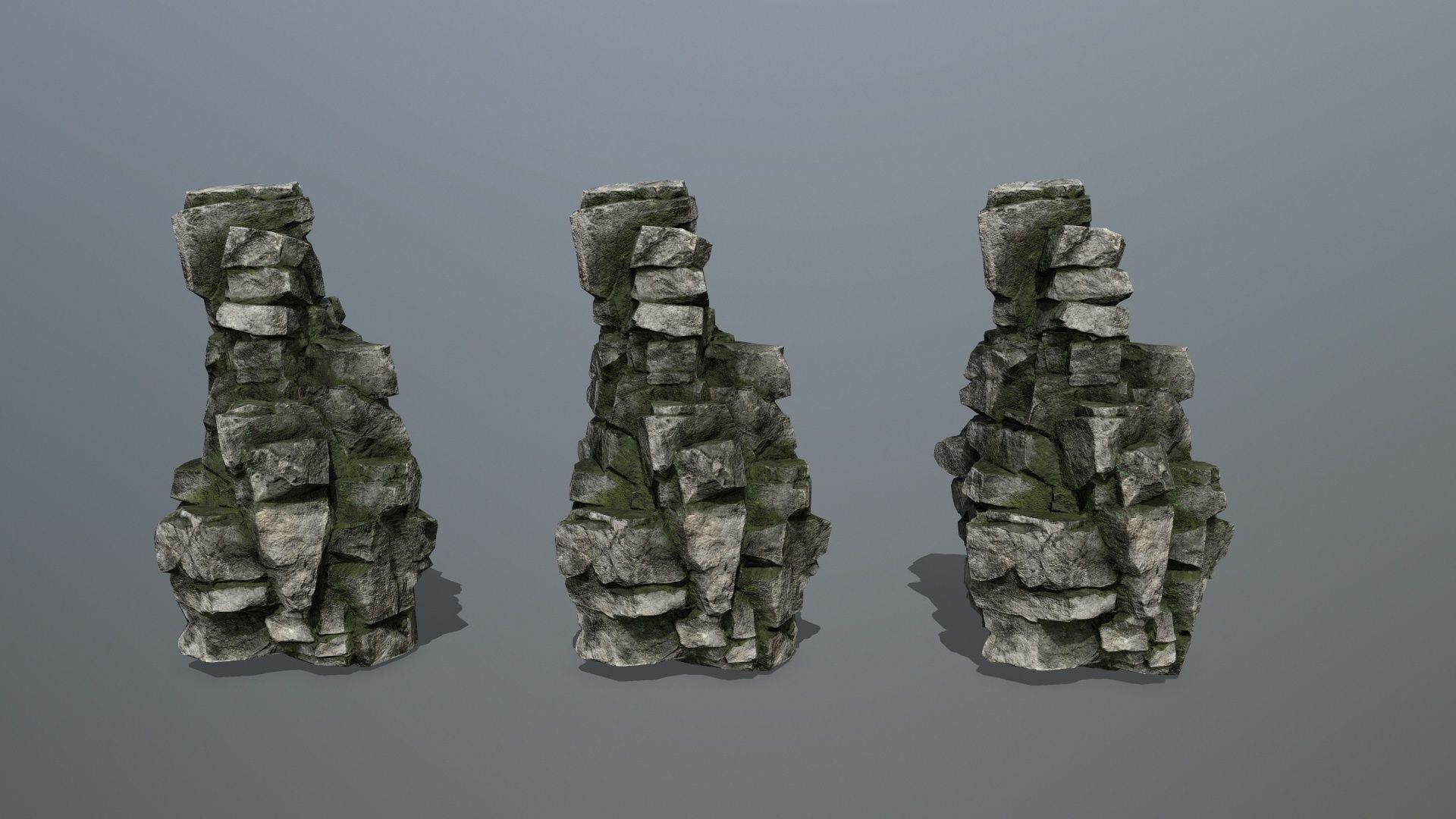 rocks Low-poly 3D model_14